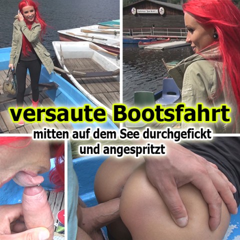 versaute Bootsfahrt - mitten auf dem See durchgefickt und angespritzt