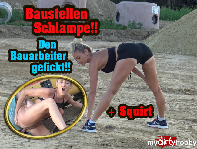 Baustellen Schlampe ! Den Bauarbeiter AO Gefickt!!