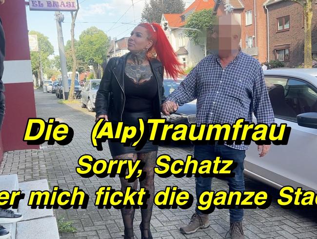 Die (Alp)Traumfrau. Sorry, Schatz, aber mich fickt die ganze Stadt!